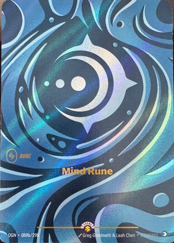 Mind Rune - 089b/298 - Promo - Foil